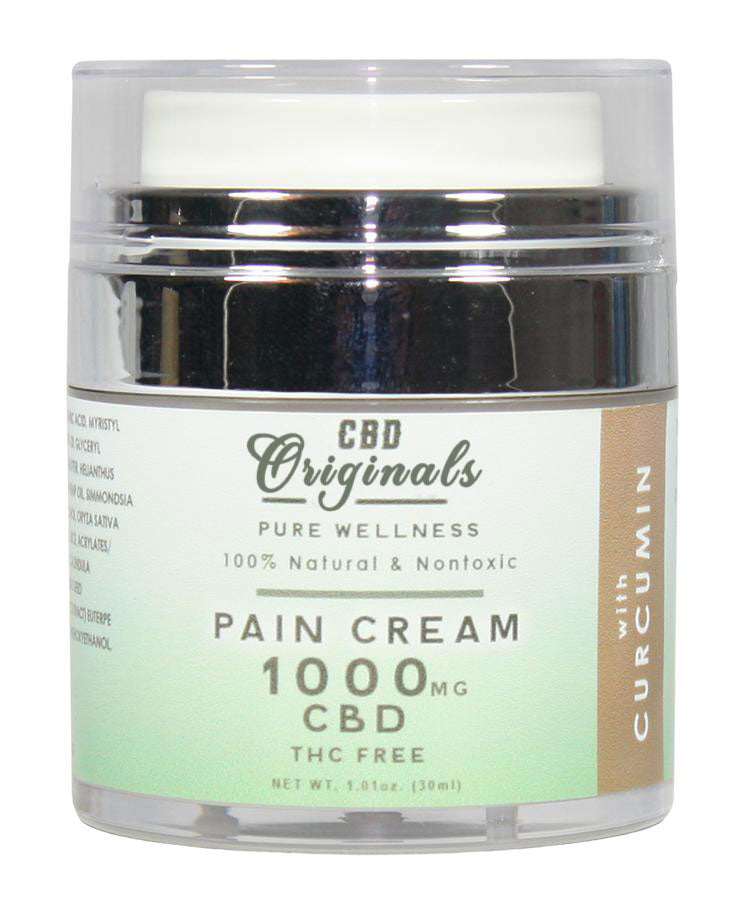CBD Pain Cream With Curcumin 1000mg - CBD Organics